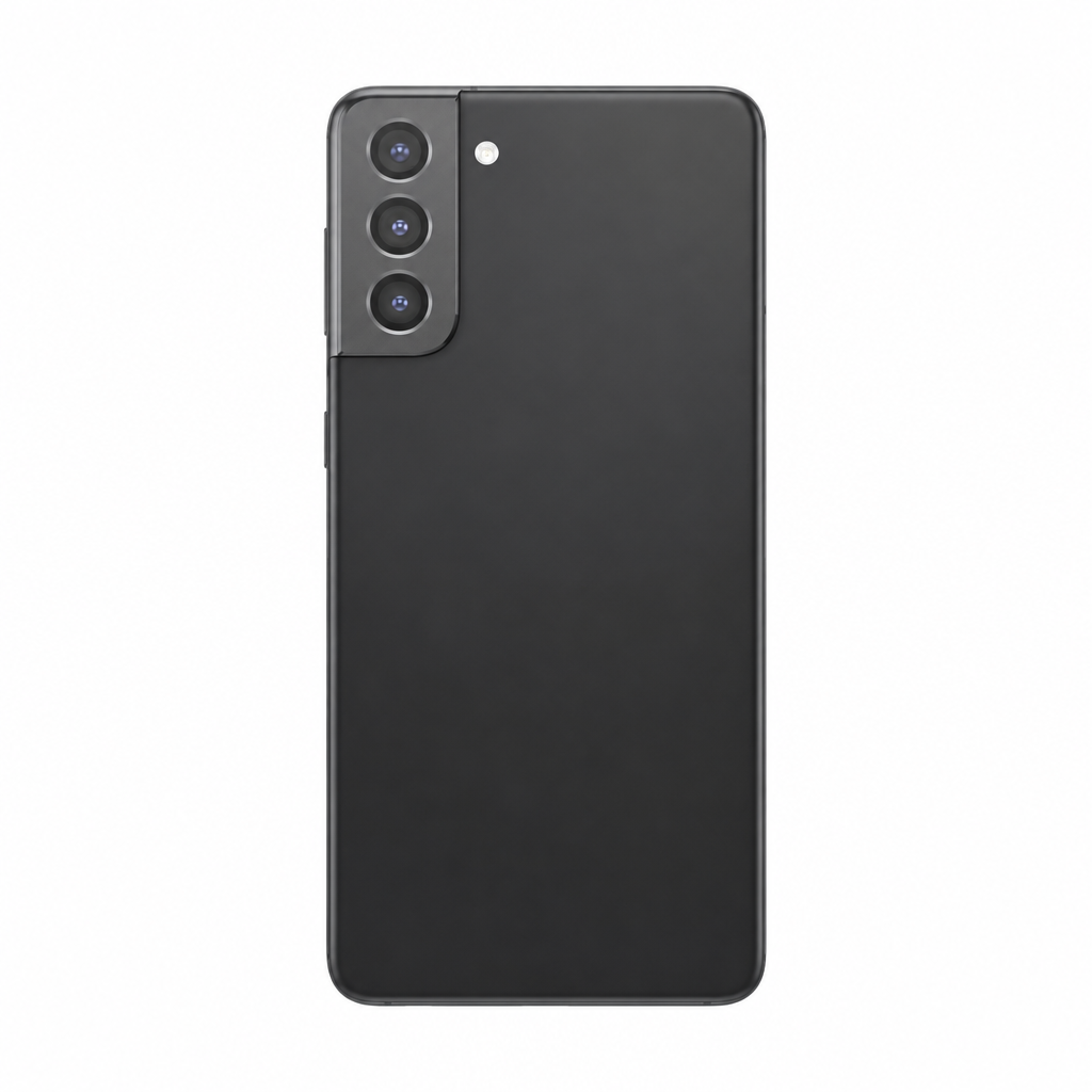 Samsung Galaxy S21 Plus matte dark gray product image on a white 1000x1000 background with balanced margins