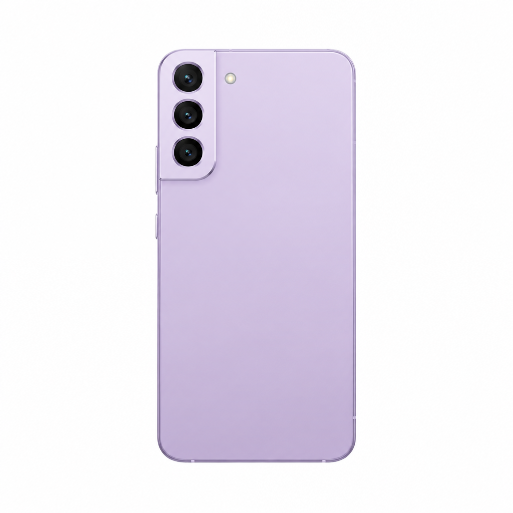 Samsung Galaxy S22 Plus light lavender-purple product image on a white 1000x1000 background with balanced margins